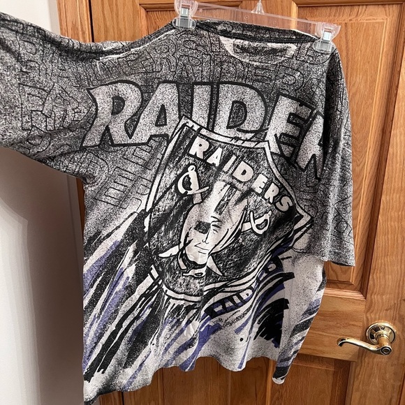 Vintage 90s Magic Johnson NFL Raiders Tshirt size XL - Picture 10 of 11